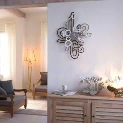 Modern Design Wandklok In Gekleurd Ijzer Made In Italy - Mimmo -Kortingswinkel voor woondecoratie orologio da muro di design moderno in ferro colorato made in italy mimmo 5