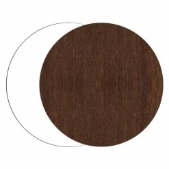 Moderne En Ronde Houten Wandklok Met Seizoensdecoraties -Kortingswinkel voor woondecoratie orologio da muro moderno e rotondo in legno con decori di design season