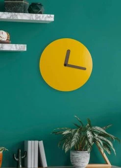 Moderne Wandklok In Oker Hout Rond Design Gemaakt In Italië - Amaltea 7 Moderne Wandklok In Oker Hout Rond Design Gemaakt In Italië - Amaltea -Kortingswinkel voor woondecoratie orologio da muro moderno in legno ocra design tondo made in italy amaltea 2