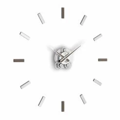 Wall Clock Baba, Verkrijgbaar In Metaal Kleuren, Wengé En Walnoot -Kortingswinkel voor woondecoratie orologio da parete baba 2