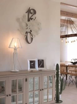 Design Wandklok In Gekleurd Ijzer Made In Italy - Fiordaliso -Kortingswinkel voor woondecoratie orologio da parete di design in ferro colorato made in italy fiordaliso 10