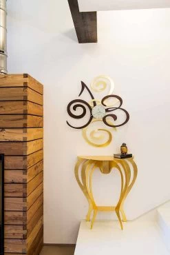 Design Wandklok In Gekleurd Ijzer Made In Italy - Fiordaliso -Kortingswinkel voor woondecoratie orologio da parete di design in ferro colorato made in italy fiordaliso 12