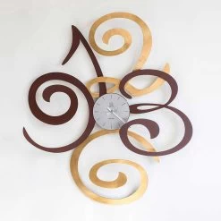 Design Wandklok In Gekleurd Ijzer Made In Italy - Fiordaliso -Kortingswinkel voor woondecoratie orologio da parete di design in ferro colorato made in italy fiordaliso 2