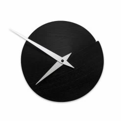 Ronde Wandklok Diameter 19,5 Cm In Hout Made In Italy - Cratere