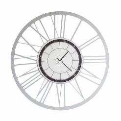 Grote Moderne Ijzeren Wandklok Made In Italy - Einar