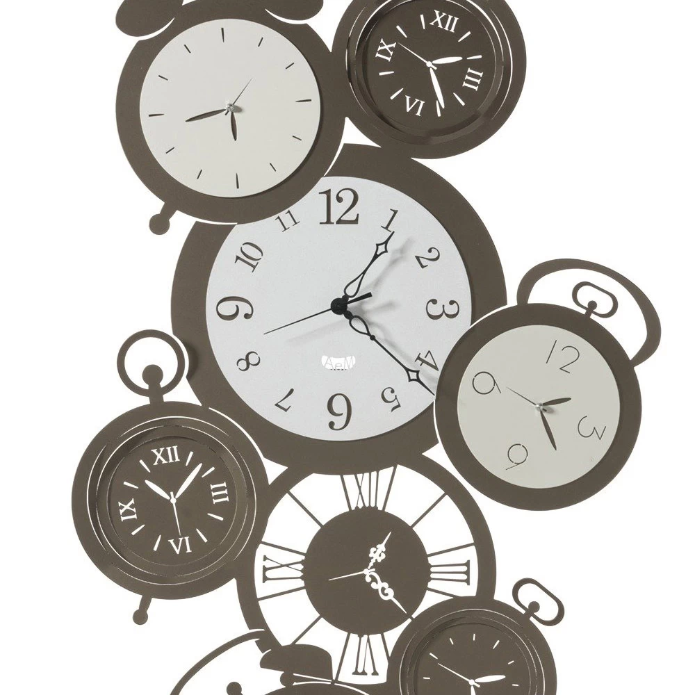 IJzeren Wandklok Made In Italy Design Diverse Kleuren - Muvio 4 IJzeren Wandklok Made In Italy Design Diverse Kleuren - Muvio - Afbeelding 2