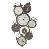 IJzeren Wandklok Made In Italy Design Diverse Kleuren - Muvio -Kortingswinkel voor woondecoratie orologio da parete in ferro design 8 quadranti vari stili e colori muvio