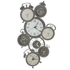 IJzeren Wandklok Made In Italy Design Diverse Kleuren - Muvio 8 IJzeren Wandklok Made In Italy Design Diverse Kleuren - Muvio -Kortingswinkel voor woondecoratie orologio da parete in ferro design 8 quadranti vari stili e colori muvio 2