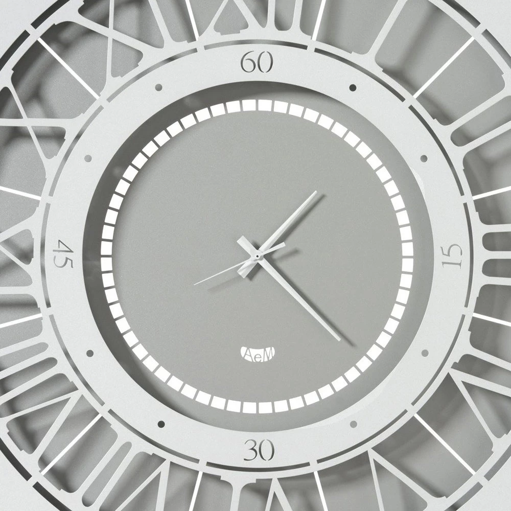 Moderne Design Ijzeren Wandklok Gemaakt In Italië - Sagitto 6 Moderne Design Ijzeren Wandklok Gemaakt In Italië - Sagitto - Afbeelding 4