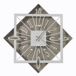 Gekleurde Geometrische Vierkante Design Ijzeren Wandklok - Eridano 16 Gekleurde Geometrische Vierkante Design Ijzeren Wandklok - Eridano -Kortingswinkel voor woondecoratie orologio da parete in ferro design quadrato geometrico colorato eridano 4