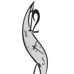 Verticale Bochtige Design Ijzeren Wandklok In 2 Maten - Ram -Kortingswinkel voor woondecoratie orologio da parete in ferro design sinuoso verticale in 2 misure aries 7