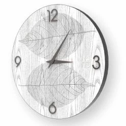 Wandklok In Arce Gedecoreerd Hout, Gemaakt In Italië -Kortingswinkel voor woondecoratie orologio da parete in legno decorato arce made in italy 1