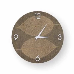 Wandklok In Arce Gedecoreerd Hout, Gemaakt In Italië -Kortingswinkel voor woondecoratie orologio da parete in legno decorato arce made in italy 2