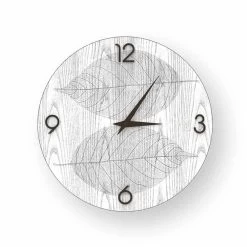 Wandklok In Arce Gedecoreerd Hout, Gemaakt In Italië -Kortingswinkel voor woondecoratie orologio da parete in legno decorato arce made in italy