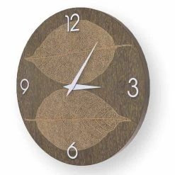 Wandklok In Arce Gedecoreerd Hout, Gemaakt In Italië -Kortingswinkel voor woondecoratie orologio da parete in legno decorato arce made in italy 3