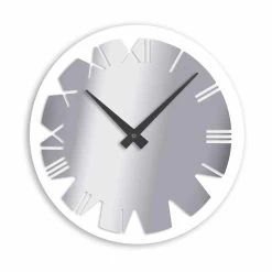 Wandklok In Zwart, Rood, Gerookt, Goud Of Zilver Plexiglas - Dannunzio -Kortingswinkel voor woondecoratie orologio da parete in plexiglass nero rosso fume oro o argento dannunzio 2