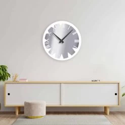 Wandklok In Zwart, Rood, Gerookt, Goud Of Zilver Plexiglas - Dannunzio -Kortingswinkel voor woondecoratie orologio da parete in plexiglass nero rosso fume oro o argento dannunzio 3