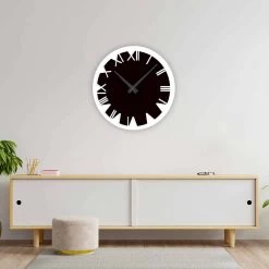 Wandklok In Zwart, Rood, Gerookt, Goud Of Zilver Plexiglas - Dannunzio -Kortingswinkel voor woondecoratie orologio da parete in plexiglass nero rosso fume oro o argento dannunzio 7