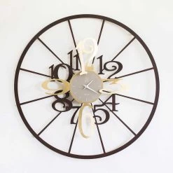 Moderne Ronde Tweekleurige Ijzeren Wandklok Made In Italy - Calipso 12 Moderne Ronde Tweekleurige Ijzeren Wandklok Made In Italy - Calipso -Kortingswinkel voor woondecoratie orologio da parete moderno circolare in ferro bicolore made in italy calipso 1