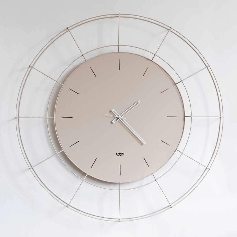 Moderne Wandklok In Gekleurd Staal Made In Italy - Adalgiso 8 Moderne Wandklok In Gekleurd Staal Made In Italy - Adalgiso - Afbeelding 6