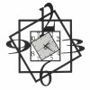 Moderne Ijzeren Wandklok Geometrisch Ontwerp Gemaakt In Italië - Procida -Kortingswinkel voor woondecoratie orologio da parete moderno in ferro design geometrico made in italy procida