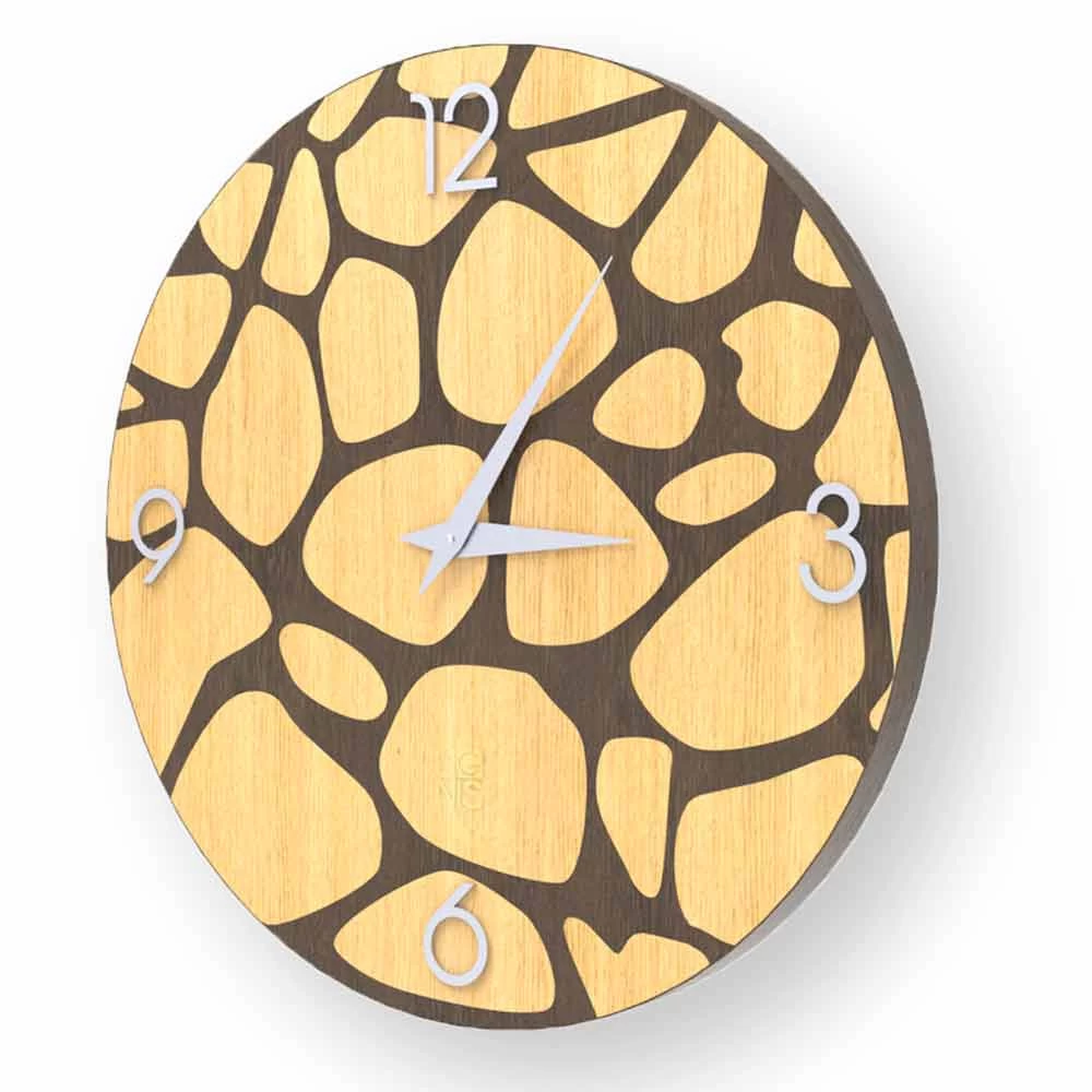 Moderne Wandklok Gemaakt Van Morolo Hout, Gemaakt In Italië 8 Moderne Wandklok Gemaakt Van Morolo Hout, Gemaakt In Italië - Afbeelding 6