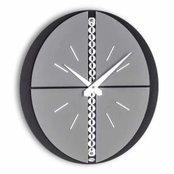 Ronde Wandklok Made In Italy Modern Design - Elisio -Kortingswinkel voor woondecoratie orologio da parete rotondo con supporto in pvc realizzato in italia elisio 3