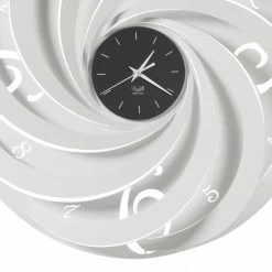 Ronde Ijzeren Wandklok Made In Italy Design - Salomone -Kortingswinkel voor woondecoratie orologio da parete rotondo in ferro di design made in italy salomone 1