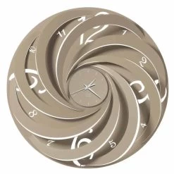 Ronde Ijzeren Wandklok Made In Italy Design - Salomone -Kortingswinkel voor woondecoratie orologio da parete rotondo in ferro di design made in italy salomone 2