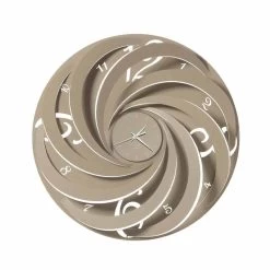 Ronde Ijzeren Wandklok Made In Italy Design - Salomone -Kortingswinkel voor woondecoratie orologio da parete rotondo in ferro di design made in italy salomone 5