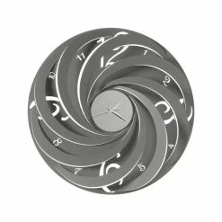 Ronde Ijzeren Wandklok Made In Italy Design - Salomone -Kortingswinkel voor woondecoratie orologio da parete rotondo in ferro di design made in italy salomone 6