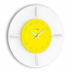 Ronde Wandklok In Aluminium Made In Italy Modern Design - Syria -Kortingswinkel voor woondecoratie orologio da parete rotondo in metacrilato e alluminio made in italy siria 6