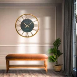 Ronde Wandklok Diameter 60 Cm Van Design In MDF - Krizia -Kortingswinkel voor woondecoratie orologio da parete tondo diametro 60 cm di design in mdf krizia 4