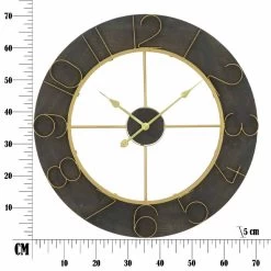 Ronde Wandklok Diameter 70 Cm Modern Design In IJzer En MDF - Tonia -Kortingswinkel voor woondecoratie orologio da parete tondo diametro 70 cm design moderno in ferro e mdf tonia 7