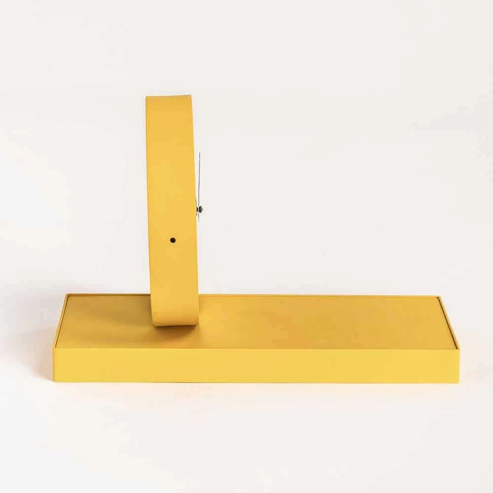 Draaibare Tafelklok Met Stalen Spiegel Made In Italy - Verdienstelijk 4 Draaibare Tafelklok Met Stalen Spiegel Made In Italy - Verdienstelijk - Afbeelding 2