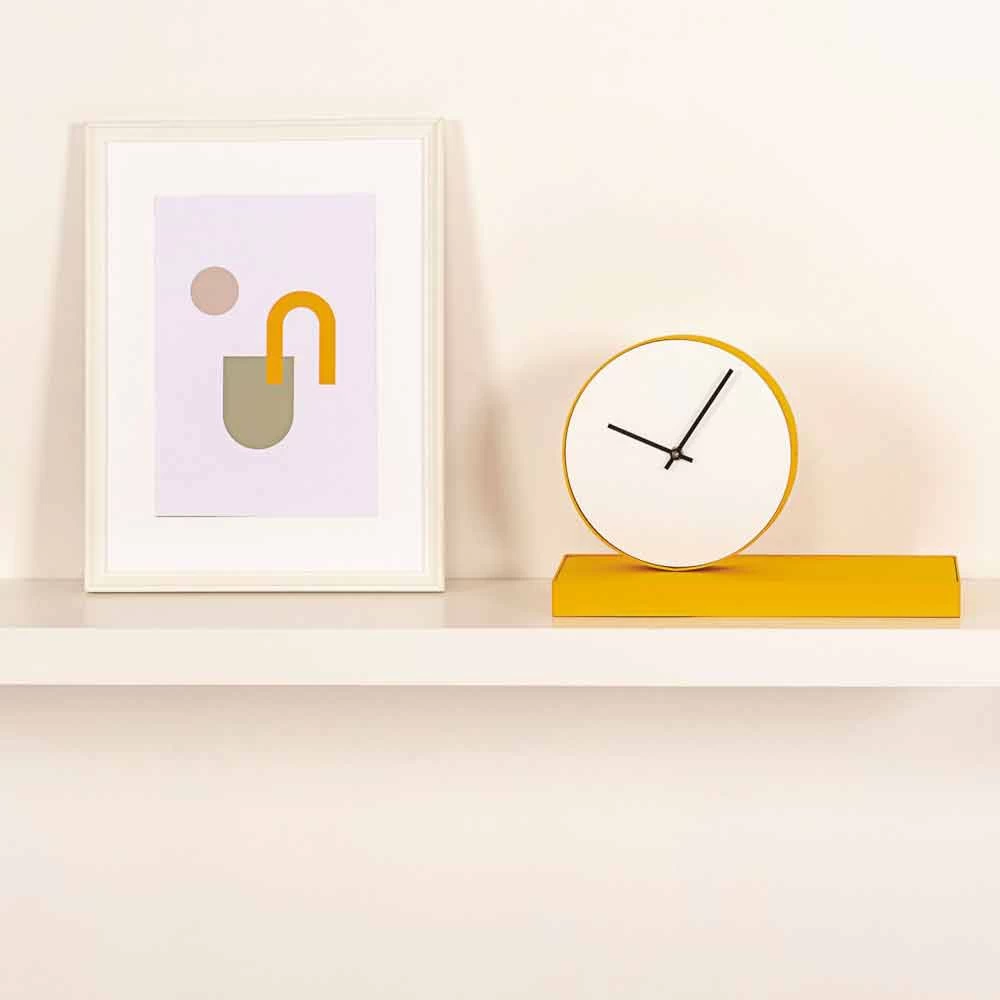 Draaibare Tafelklok Met Stalen Spiegel Made In Italy - Verdienstelijk 8 Draaibare Tafelklok Met Stalen Spiegel Made In Italy - Verdienstelijk - Afbeelding 6