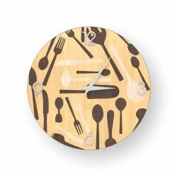 Ispra-wandklok Gemaakt Van Hout, Gemaakt In Italië -Kortingswinkel voor woondecoratie orologio design da parete ispra in legno made in italy 2