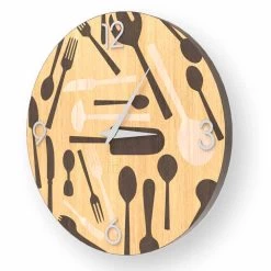 Ispra-wandklok Gemaakt Van Hout, Gemaakt In Italië -Kortingswinkel voor woondecoratie orologio design da parete ispra in legno made in italy 3