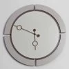 Grote Ronde Moderne Design Wandklok In Bruin En Beige Hout - Osvego -Kortingswinkel voor woondecoratie orologio grande da parete design tondo moderno in legno marrone e beige osvego