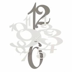 Tweekleurige Ijzeren Wandklok Van Made In Italy Design - Doraimon