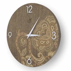 Dolo Gedecoreerde Houten Klok, Modern Ontwerp, Gemaakt In Italië -Kortingswinkel voor woondecoratie orologio in legno decorato dolo design moderno fatto in italia 3
