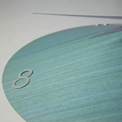 Moderne Wandklok Handgemaakt In Natuurlijk Hout - Cratere -Kortingswinkel voor woondecoratie orologio moderno da parete con numero in legno naturale made in italy cratere 3