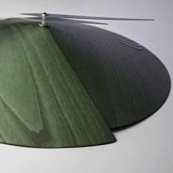 Moderne Wandklok Handgemaakt In Natuurlijk Hout - Cratere -Kortingswinkel voor woondecoratie orologio moderno da parete con numero in legno naturale made in italy cratere 7