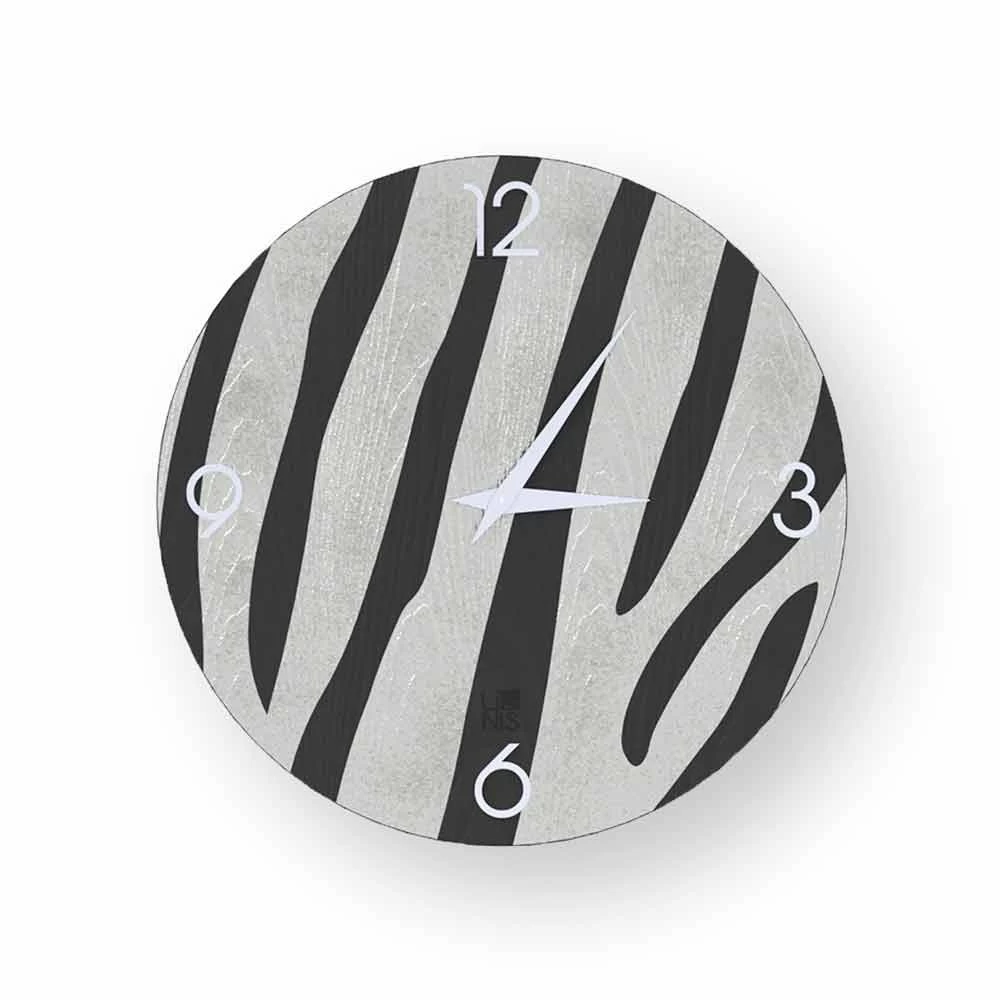 Moderne Muurklok In Siena Hout, Ontwerp Gemaakt In Italië 5 Moderne Muurklok In Siena Hout, Ontwerp Gemaakt In Italië - Afbeelding 3