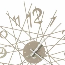 Ronde Ijzeren Design Wandklok Made In Italy - Kombo -Kortingswinkel voor woondecoratie orologio rotondo da parete di design in ferro made in italy kombo 1