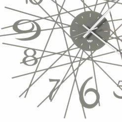 Ronde Ijzeren Design Wandklok Made In Italy - Kombo -Kortingswinkel voor woondecoratie orologio rotondo da parete di design in ferro made in italy kombo 3