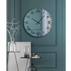 Ronde Wandklok In Gespiegeld Kristal Made In Italy - Gear 10 Ronde Wandklok In Gespiegeld Kristal Made In Italy - Gear -Kortingswinkel voor woondecoratie orologio rotondo da parete in cristallo specchiato made in italy ingranaggio 1