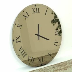 Ronde Wandklok In Gespiegeld Kristal Made In Italy - Gear 12 Ronde Wandklok In Gespiegeld Kristal Made In Italy - Gear -Kortingswinkel voor woondecoratie orologio rotondo da parete in cristallo specchiato made in italy ingranaggio 3