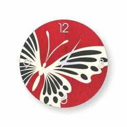 Zelbio Houten Ronde Muurklok Gemaakt In Italië