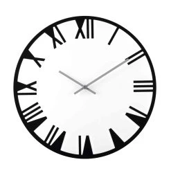 Ronde Wandklok Van Lasergegraveerd Acrylkristal - Carotid